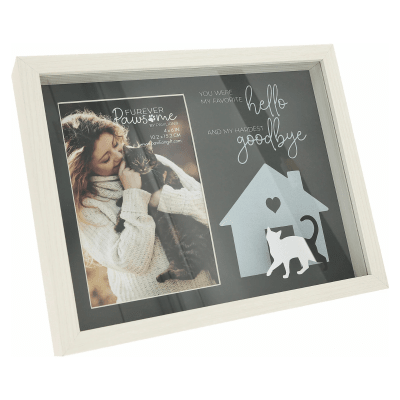 Memorial 'Cat' Shadow Box Picture Frame