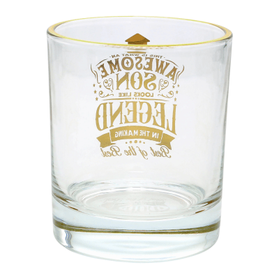 This Awesome Son Rocks Glass