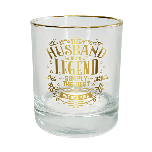This Husband is a Legend Rocks Glass