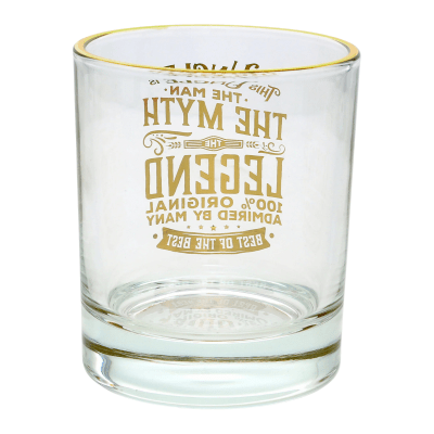 This Uncle is the Man Rocks Glass