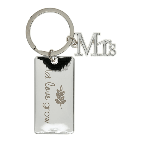 Love Grows 'Mrs.' Keychain