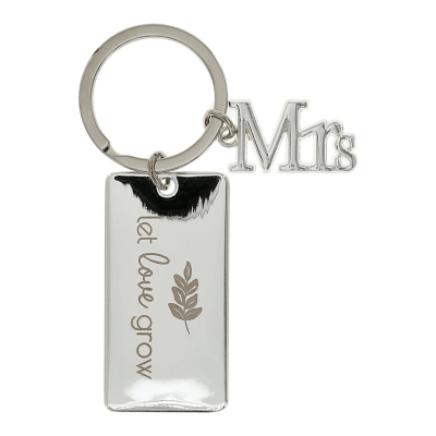 Love Grows 'Mrs.' Keychain
