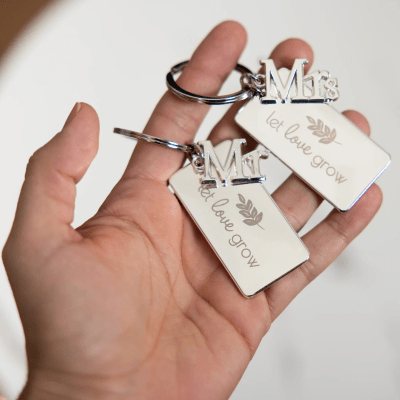 Love Grows 'Mrs.' Keychain