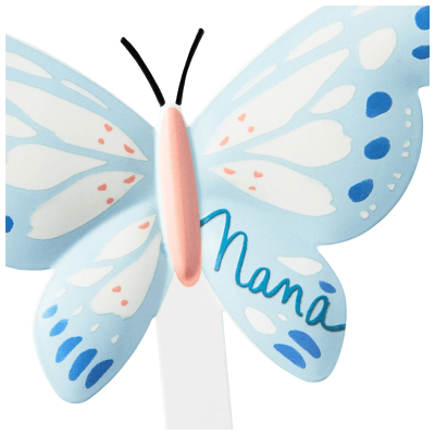 Nana Blue Butterfly Garden Stake
