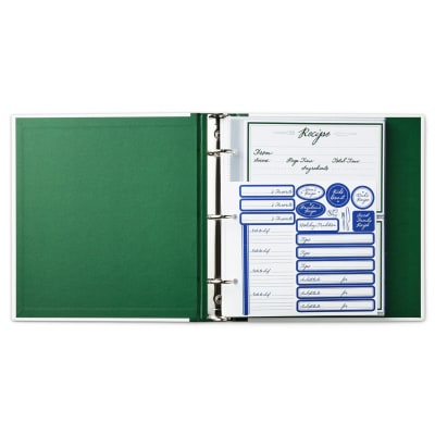 Food for the Table Recipe Binder