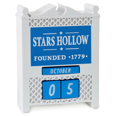 Gilmore Girls Stars Hollow Town Sign Perpetual Calendar