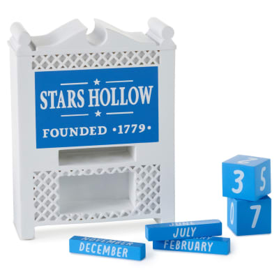 Gilmore Girls Stars Hollow Town Sign Perpetual Calendar