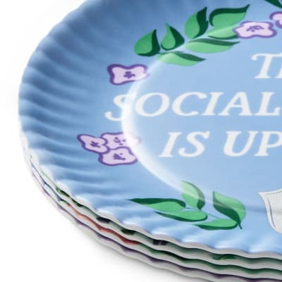 Bridgerton Appetizer Plates, Set of 4