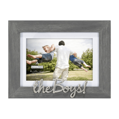 Malden 'The Boys' Grey Wooden Picture Frame