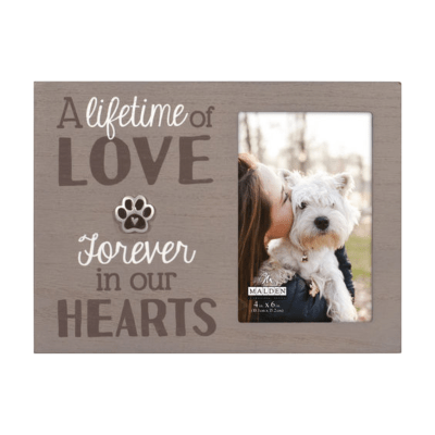 Malden 'A Lifetime of Love, Forever In My Heart' Pet Remembrance Picture Frame