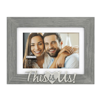 Malden 'This Is Us' Grey Wooden Picture Frame
