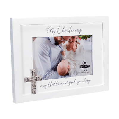 Malden 'My Christening' Matted Wooden Picture Frame