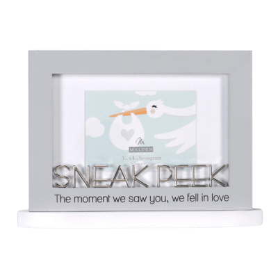 Malden 'Sneak Peek' Grey Picture Frame