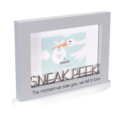 Malden 'Sneak Peek' Grey Picture Frame