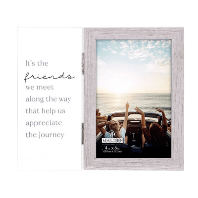 Malden 'It's the Friends...' Grey Hinged Picture Frame