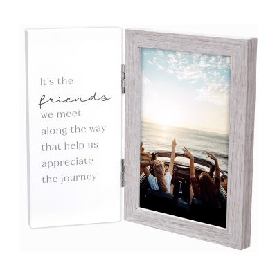Malden 'It's the Friends...' Grey Hinged Picture Frame
