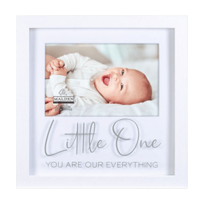 Malden 'Our Little One' White Shadowbox Picture Frame