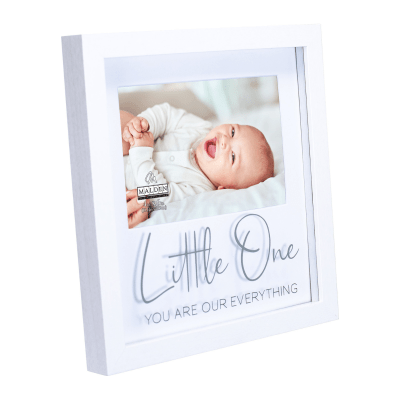 Malden 'Our Little One' White Shadowbox Picture Frame