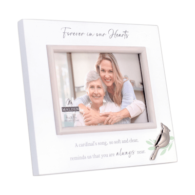 Malden 'Forever in Our Hearts' with Metal Cardinal Remembrance Picture Frame