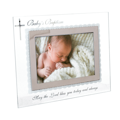 Malden 'Baby's Baptism' Glass Picture Frame