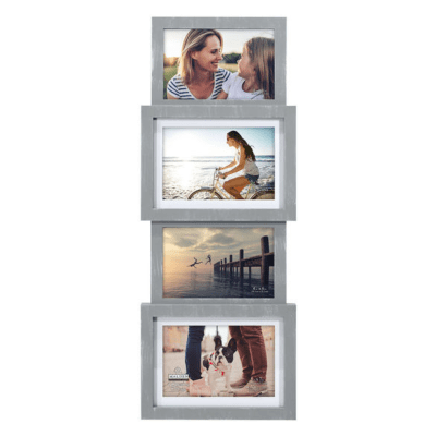 Malden Four Photo Stacked Berkshire Greywash Picture Frames