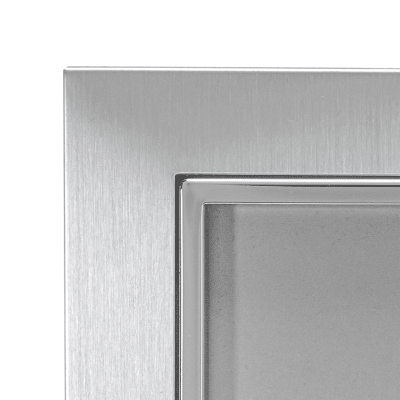 Malden Salisbury Two-Tone Silver Picture Frame