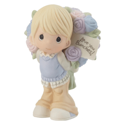 Precious Moments | Love You Bunches Figurine, Boy