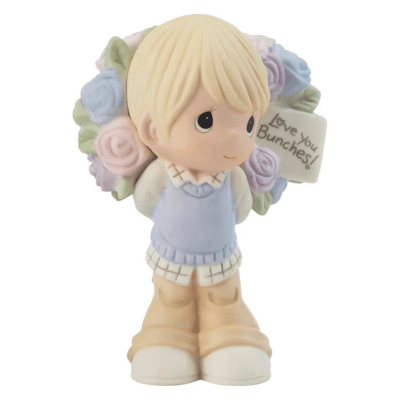 Precious Moments | Love You Bunches Figurine, Boy