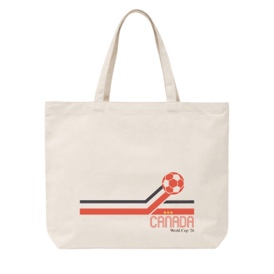 FIFA World Cup 2026 Canada Canvas Tote Bag