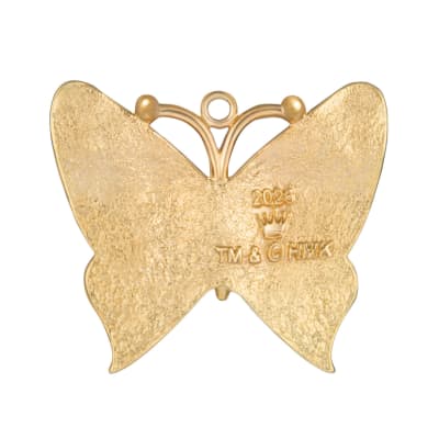 Mini Lovely Little Butterfly Metal Ornament, 1.25