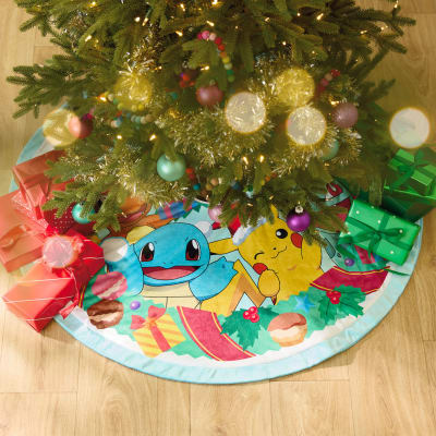 Pokémon Holiday Fabric Tree Skirt, 48