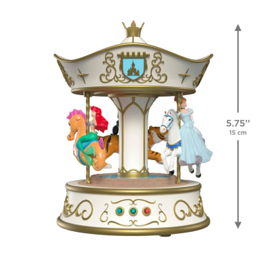 Disney Princess Dreams Go Round Musical Ornament With Light and Motion