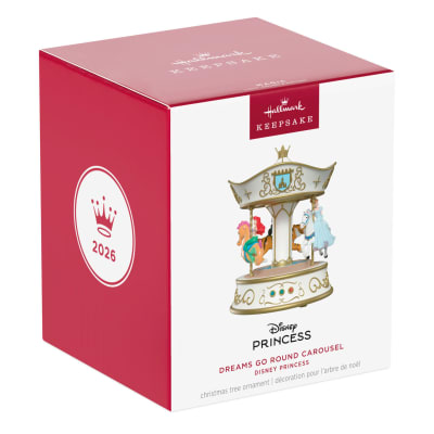 Disney Princess Dreams Go Round Musical Ornament With Light and Motion