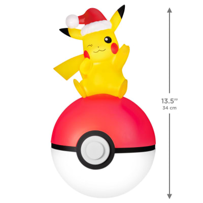 Pokémon Holiday Pikachu Tree Topper With Light, 13.5