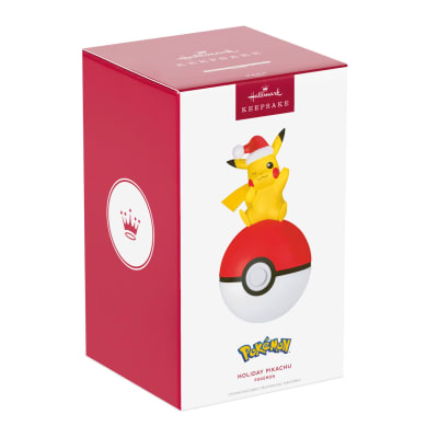 Pokémon Holiday Pikachu Tree Topper With Light, 13.5