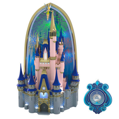 Walt Disney World Magic Kingdom Cinderella Castle Tree Topper With Light and Sound, 10.75
