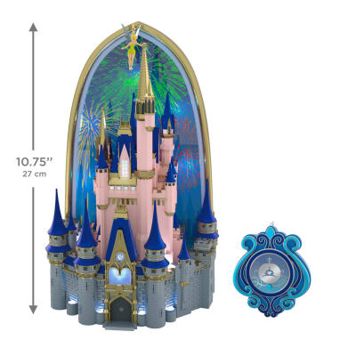 Walt Disney World Magic Kingdom Cinderella Castle Tree Topper With Light and Sound, 10.75