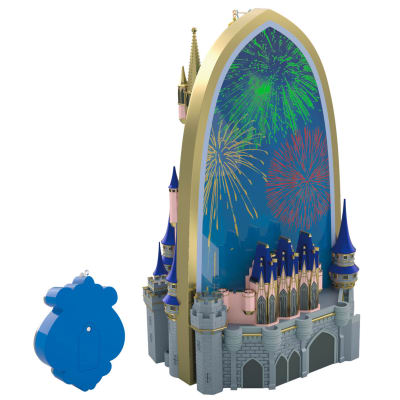 Walt Disney World Magic Kingdom Cinderella Castle Tree Topper With Light and Sound, 10.75