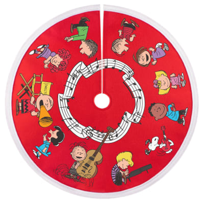 Mini The Peanuts® Gang Fabric Tree Skirt, 12