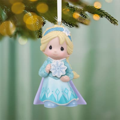 Disney Precious Moments Frozen Elsa Porcelain Ornament