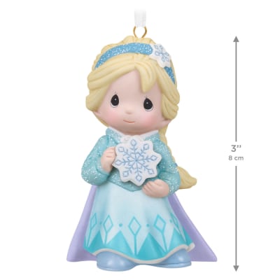 Disney Precious Moments Frozen Elsa Porcelain Ornament