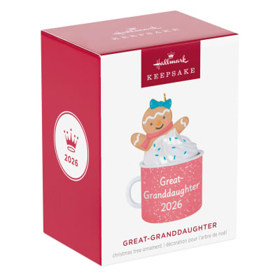 Great-Granddaughter Hot Cocoa Mug 2026 Ornament