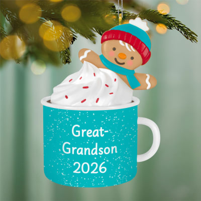 Great-Grandson Hot Cocoa Mug 2026 Ornament