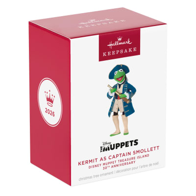 Disney Muppet Treasure Island 30th Anniversary Kermit as Captain Smollett Ornament