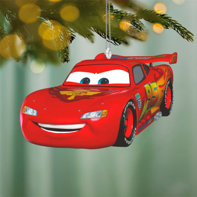 Disney/Pixar Cars 2 15th Anniversary Lightning McQueen Metal Ornament