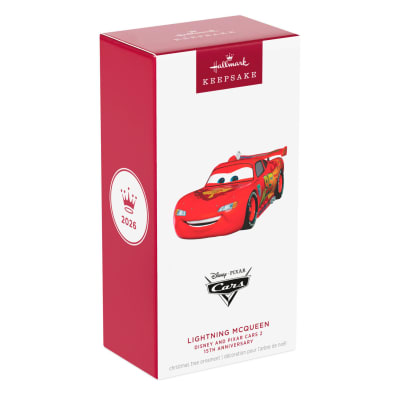 Disney/Pixar Cars 2 15th Anniversary Lightning McQueen Metal Ornament