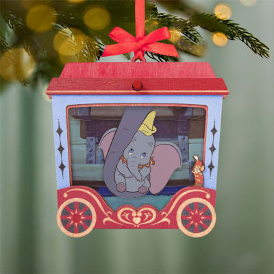 Disney Dumbo 85th Anniversary Mrs. Jumbo's Joy Papercraft Ornament With Motion