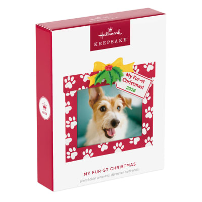 My Fur-st Christmas 2026 Photo Frame Ornament