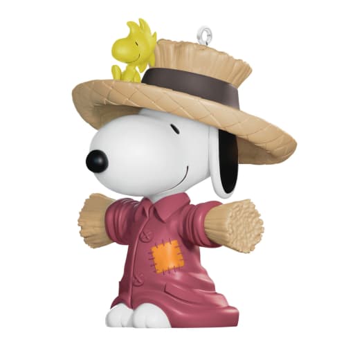 Mini The Peanuts® Gang Scarecrow Snoopy Ornament, 1.25