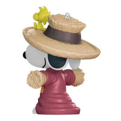 Mini The Peanuts® Gang Scarecrow Snoopy Ornament, 1.25